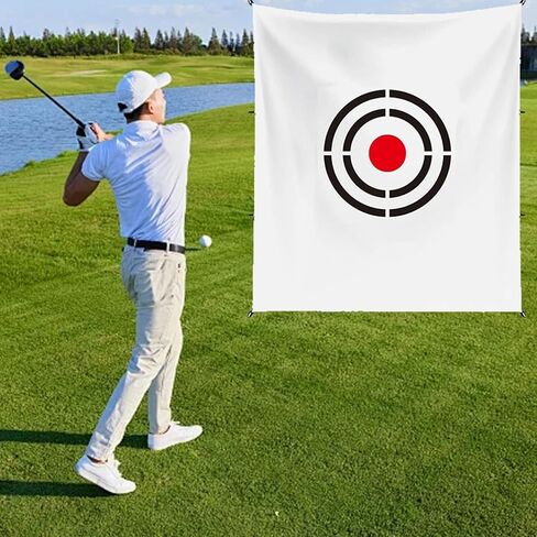 Golf Target Cloth - Portable Driving Range 5x6FT Golf Hitting Training Aid for Golfers Father Gifts Backyard & Garage in Kuwait