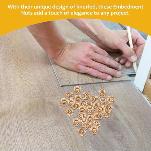 120pcs M3x4x5mm Copper Knurled Threaded Inserts Heat Set Embedment Nuts for Injection Molding 3D Printer Fasteners Replacement Thread Screw Adapter in Saudi Arabia