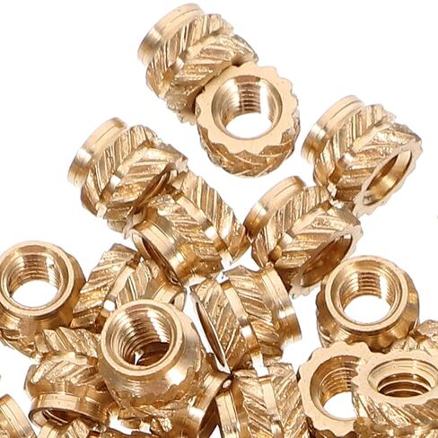120 قطعة M3x4x5mm صواميل نحاسية مخرشة لقولبة حقن البلاستيك، مجموعة حرارة خيط أنثى لتطبيقات التثبيت الصناعية in Saudi Arabia