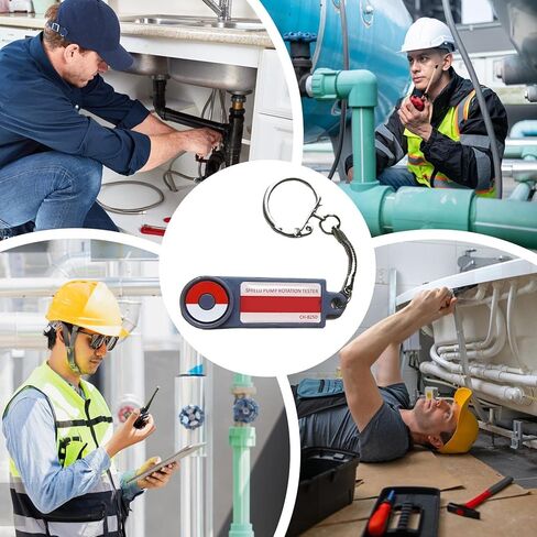 AC Pump Rotation Tester – Coil Tester with Heavy Duty Key Ring | Industrial and Commercial Equipment Diagnostic Tool for Home Appliance Refrigeration Automotive Maintenance Repair in Kuwait