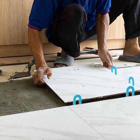 100pcs Tile Spacers, Plastic Shims for Leveling, Horseshoe Shims Spacers to Level Windows, Floors, Toilet, Indoor and Outdoor Use, 1/16, 1/8, 3/16, 1/4 inch in Kuwait