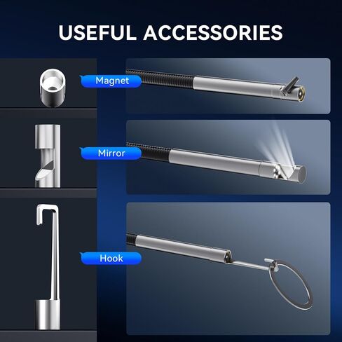 MUCAR E021 USB Endscope Borescope، 720P Borescope مع 6 مصابيح LED قابلة للتعديل، متوافق مع أجهزة الكمبيوتر الشخصية والماسحات الضوئية MUCAR in Kuwait