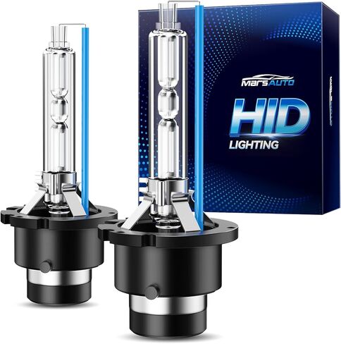 مصابيح Marsauto D2S HID، 85122 66240 66040 66240CBI (85122C1) لتجميع HID، لمبة إضاءة ضباب 6000K بيضاء باردة 35 وات، حزمة من 2 in Saudi Arabia