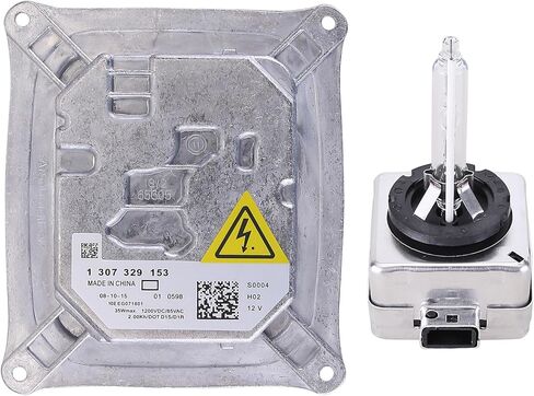 25806714 Xenon HID Headlight Ballast Module Unit & D1S Bulb, for C-adillac DTS 2006-2011,BMW,Mini,Audi,Cadillac, Replaces 307329153/307329193/63117182520 in Saudi Arabia