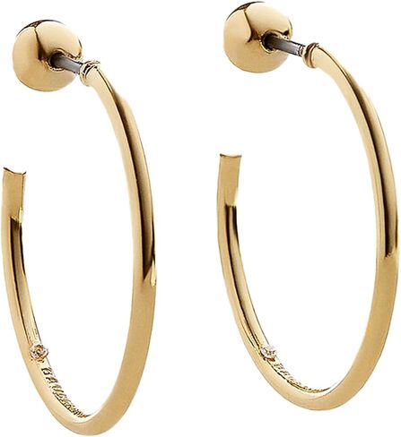 Dalilah Gold Hoop Earrings in Saudi Arabia