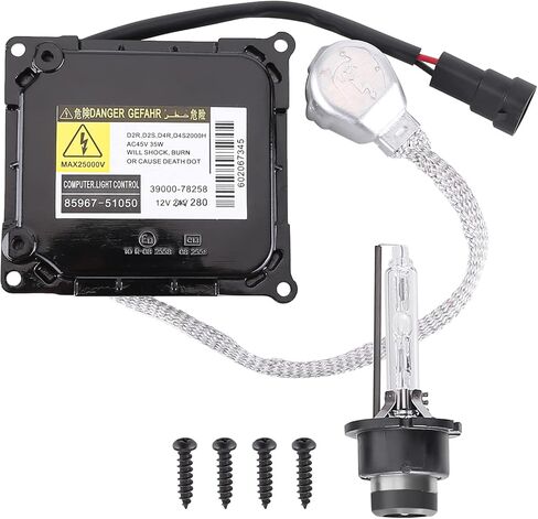 Xenon HID Headlight Ballast Module Unit & D4S/D4R Bulb,Fit for 07- 2011 Lexus ES350 IS250 GS350,for Toyota,Replaces 85967-51040 81107-33761 81107-30D30 DDLT003 KDLT003 in Saudi Arabia