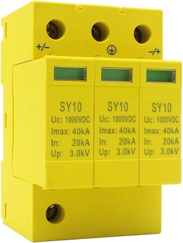 DC SPD 20KA-40KA 3P 1000V Surge Protector Protection Solar System PV Combiner Box Arrester Device in Saudi Arabia