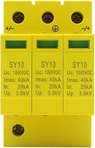 DC SPD 20KA-40KA 3P 1000V Surge Protector Protection Solar System PV Combiner Box Arrester Device in Saudi Arabia