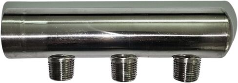 مشعب السباكة من الفولاذ المقاوم للصدأ، مدخل 1 بوصة Npt، مخرج 3/4 بوصة Npt، رؤوس توزيع المياه 2-6 منافذ (5 طرق) in Kuwait