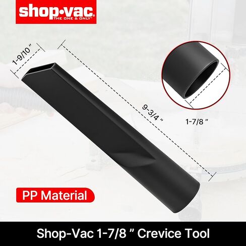 مجموعة فوهات Shop-Vac مكونة من 3 قطع، بقطر 1-7/8 بوصة للمكنسة الكهربائية الرطبة/الجافة، وتتضمن أداة الشقوق وفرشاة مستديرة in Saudi Arabia