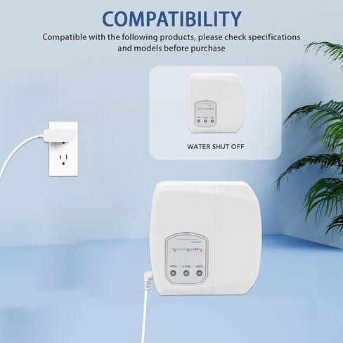 9V AC DC Wall Adapter Compatible with FloodStop Water Shut Off Replacement Power Supply Charging Cable for Washing Machine Leak Detector in Saudi Arabia