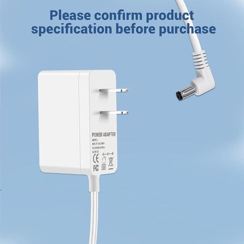 9V AC DC Wall Adapter Compatible with FloodStop Water Shut Off Replacement Power Supply Charging Cable for Washing Machine Leak Detector in Saudi Arabia