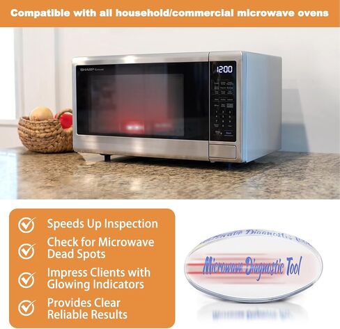 4750 Microwave Diagnostic Tool - Microwave oven safety tester for Home/Commercial Microwave Oven Inspection (Circle) in Saudi Arabia