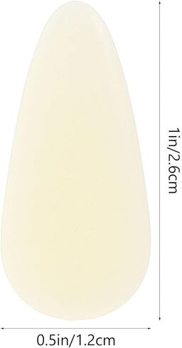 Guzheng Finger Protectors Set with Adhesive Tape, Small and Large Size Faux Nails for Adults, White Sheep Tallow Material, 8 Pieces with Storage Box, Fingertip Protection in Kuwait