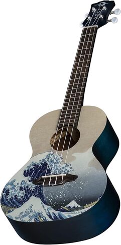 Luna Great Wave Tenor Ukulele - Great Wave Graphic in Kuwait