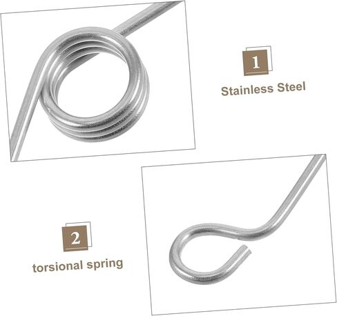 Stainless Steel Torsion Spring Recessed Light Clips 20pcs Lighting Accessories for Downlights Easy to Install Compatible Retrofit Cans and Ceiling Lights in Saudi Arabia