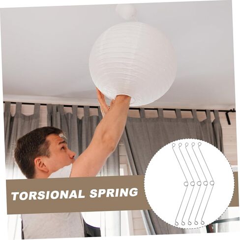Stainless Steel Torsion Spring Recessed Light Clips 20pcs Lighting Accessories for Downlights Easy to Install Compatible Retrofit Cans and Ceiling Lights in Saudi Arabia