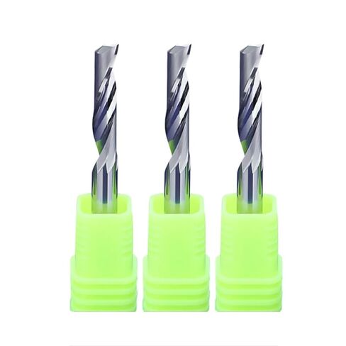 Vsharp 4mm Shank 1 Flute Milling Cutter for Polishing Aluminum Tungsten Steel CNC Engraving Tool End Mill Cutter for Aluminum(4x12x45) in Saudi Arabia