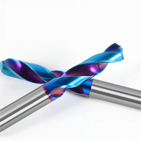 Vsharp HRC65 Solid Carbide Twist Drill Bit Tungsten Steel NACO4 Coating Drill Bit for Cast Iron Alloy Stainless Steel Aluminium(2.1mm,1PCS) in Saudi Arabia
