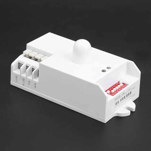 5.8GHz Microwave Motion Sensor Switch TDL1911 Automatic Light Control AC85250V Adjustable Induction Range 216m for Home Office Warehouse Security Lighting System in Saudi Arabia