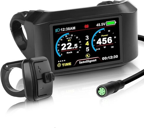 شاشة 5Pin أنثى Ebike LCD 750C مناسبة لمحرك Bafang BBS01B BBS02B، لـ G320 / G340، بروتوكول UART للاتصالات CAN-Bus، متوافق مع 24 فولت/36 فولت/48 فولت، كمبيوتر الدراجة in Saudi Arabia
