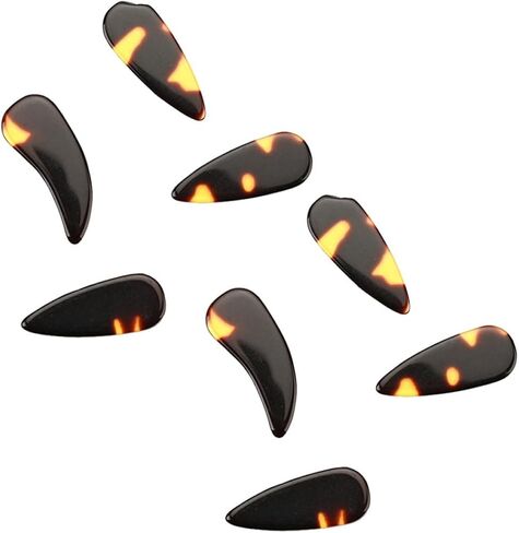 Garneck 8pcs Guzheng Finger Nail Covers Size L, Sturdy Instrument Finger Picks for Chinese Zither, Protective Guzheng Supplies for Playing Folk Stringed Instruments in Kuwait