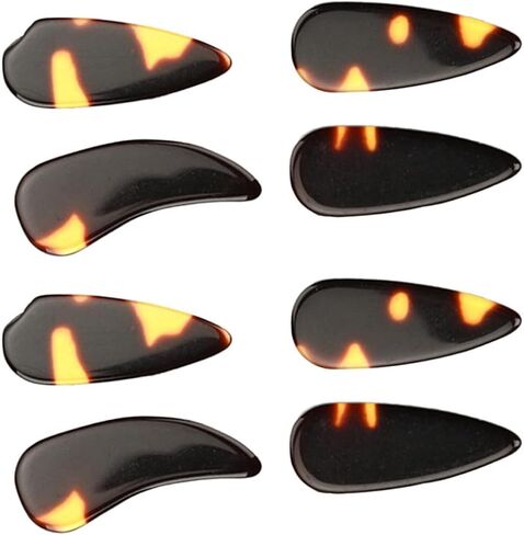 8pcs Guzheng Finger Nails Fake Picks Set, Musical Instrument Finger Protectors for Guzheng Playing, Stringed Instrument Accessories in Kuwait