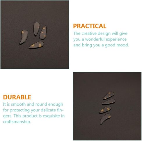 8pcs Guzheng Finger Nails Fake Picks Set, Musical Instrument Finger Protectors for Guzheng Playing, Stringed Instrument Accessories in Kuwait