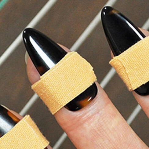 8pcs Guzheng Finger Nails Fake Picks Set, Musical Instrument Finger Protectors for Guzheng Playing, Stringed Instrument Accessories in Kuwait