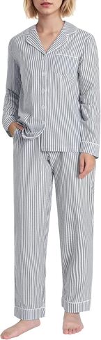Women's Petite Pajama Set Petite Size Cotton Seersucker Pjs in Kuwait
