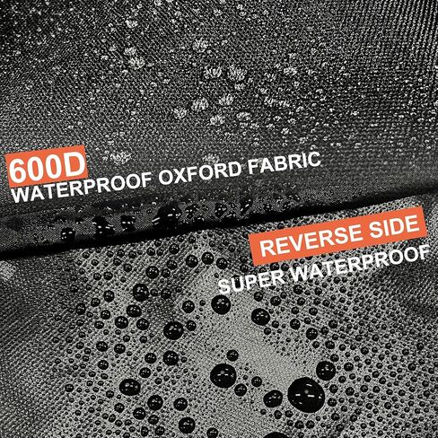 MYDAYS Bike Cover for 2 Bikes on Hitch Rack - Waterproof 600D Oxford Transport Cover for SUV, RV & Truck - Windproof Bicycle Carrier Cover with Buckles & Storage Bag - Travel Shield for E-Bikes & MTB in Kuwait