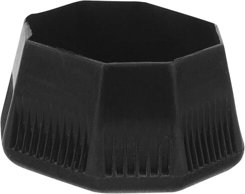 غطاء نهاية مضرب التنس Mipcase: غطاء مقبض مضرب تنس بلاستيكي غير قابل للانزلاق لتعزيز التحكم والثبات (أسود) in Saudi Arabia