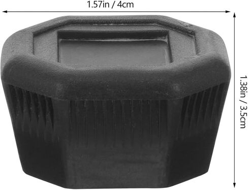 غطاء نهاية مضرب التنس Mipcase: غطاء مقبض مضرب تنس بلاستيكي غير قابل للانزلاق لتعزيز التحكم والثبات (أسود) in Saudi Arabia