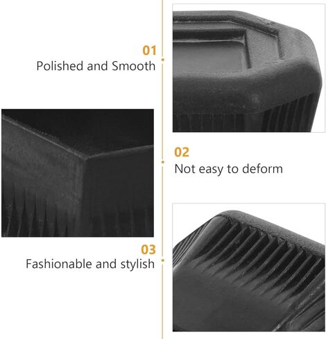 غطاء نهاية مضرب التنس Mipcase: غطاء مقبض مضرب تنس بلاستيكي غير قابل للانزلاق لتعزيز التحكم والثبات (أسود) in Saudi Arabia
