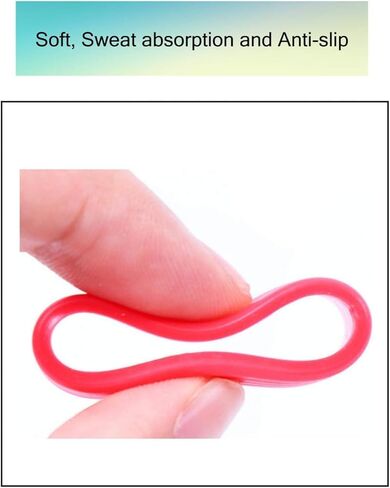 5 قطع من مضرب التنس بمقبض حلقة مطاطية، أسود، إكسسوار مضرب قابل للتمدد in Kuwait