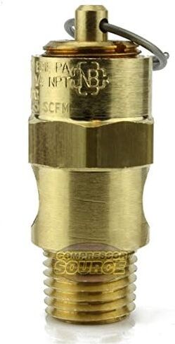 صمام تنفيس أمان نحاسي ASME جديد 1/4 بوصة 175 رطل لكل بوصة مربعة أمريكي الصنع صمام منبثق للهواء المضغوط in Saudi Arabia
