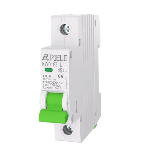 APIELE Miniature Circuit Breakers DC 12-110V, 15Amp 2Poles Circuit Breaker for Solar Photovoltaic Systems, Battery Power Systems, DIN Rail Mount DC Disconnect Switch (2P-15A) in Saudi Arabia