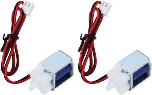 2x Micro Mini DC 5V-6V Electric Solenoid Valve Normally Closed 2-Way Air and Water Valve in Kuwait