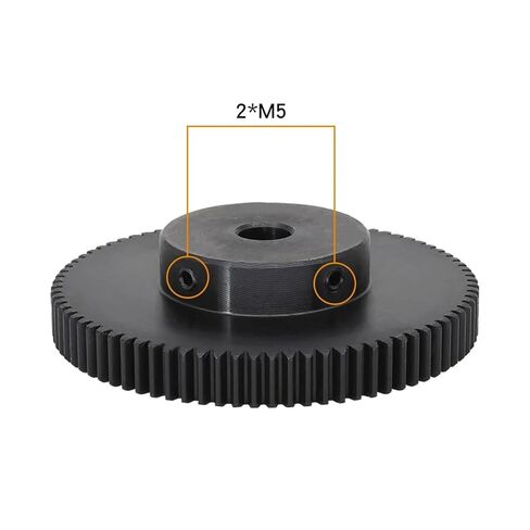 Steel Heavy Duty Motor Pinion Gear 1M 90/100Teeth Carbon Steel Motor Gear Wheel Bore 8-12mm(10 mm-1M100T) in Saudi Arabia