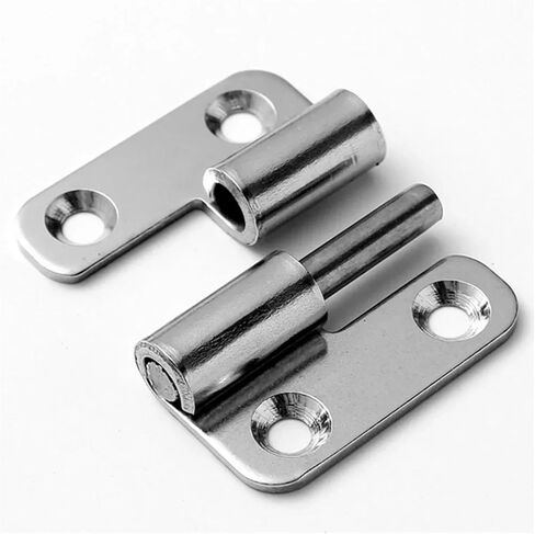 Detachable Hinge 2/2.5/3/4 Inch Stainless Steel Flag Shape for Joint Removable Hardware 1Pcs(2 inch Left) in Kuwait
