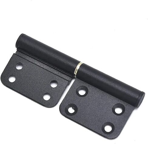 باب ألومنيوم مفصل علم أسود قابل للفصل 4 بوصة مطبخ 2 قطعة (أسود) in Kuwait