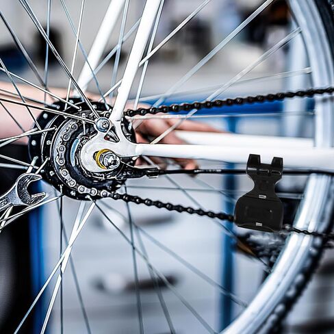 PartyKindom Bike Chain Guide Tensioner Bicycle Chain Stopper Protector for Road and Mountain Bikes with Anti-Drop Function for Cycling Drivetrain Components in Saudi Arabia