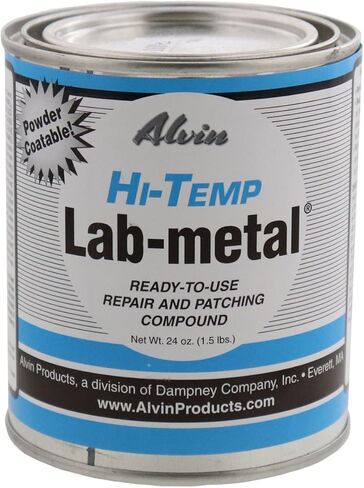 Alvin 24 oz Lab Metal Repair and Patching Compound Withstands Temps Up to 1000F in Kuwait