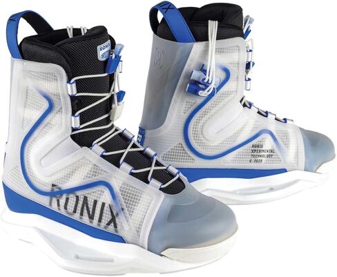 Ronix RXT Intuition Wakeboard Bindings 2026 [Translucent Blue], Men's 11 in Saudi Arabia