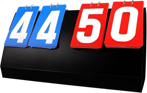 Kisangel Flip Scoreboard Score Keeper Portable Score Board Wrestling Scoreboard for Basketball Accessories in Saudi Arabia