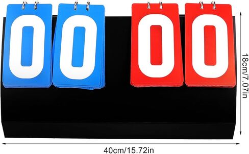 Kisangel Flip Scoreboard Score Keeper Portable Score Board Wrestling Scoreboard for Basketball Accessories in Saudi Arabia