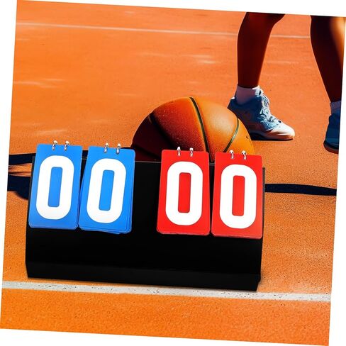 Kisangel Flip Scoreboard Score Keeper Portable Score Board Wrestling Scoreboard for Basketball Accessories in Saudi Arabia