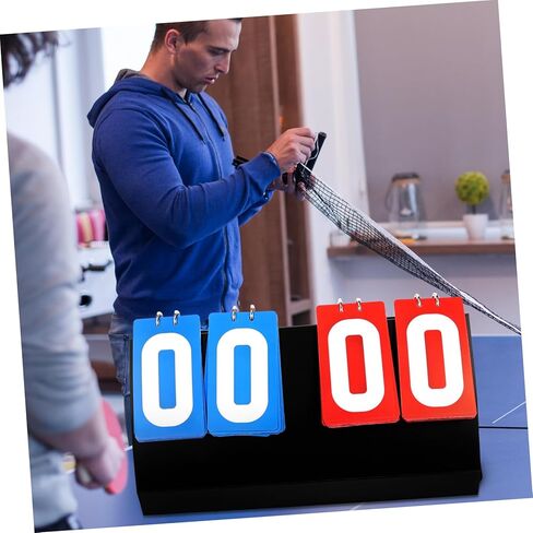 Kisangel Flip Scoreboard Score Keeper Portable Score Board Wrestling Scoreboard for Basketball Accessories in Saudi Arabia
