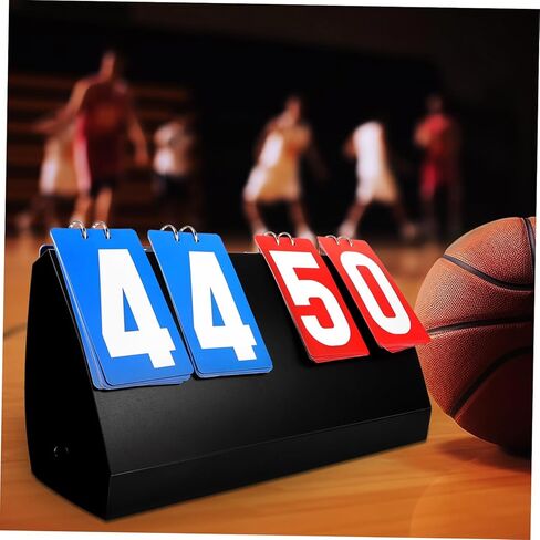 Kisangel Flip Scoreboard Score Keeper Portable Score Board Wrestling Scoreboard for Basketball Accessories in Saudi Arabia