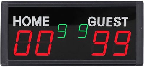 LED Digital Scoreboard, Portable Aluminum Alloy Electronic Score Keeper, Bluetooth APP Control Scoreboard for Basketball, Football, Tennis, Badminton & Table Tennis Indoor Sports in Kuwait